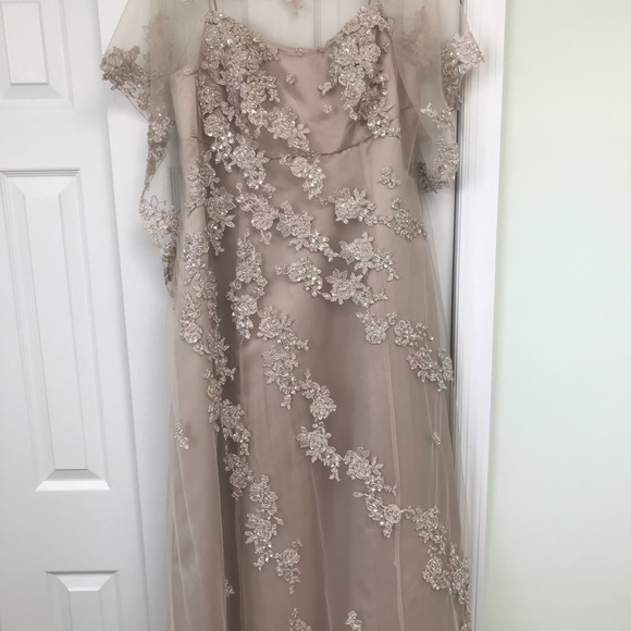 Custom Sequin Gown - Picture 2 of 8